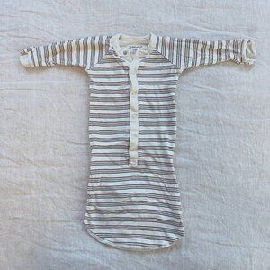 Goumi Baby Gown, 3-6 Months, Striped